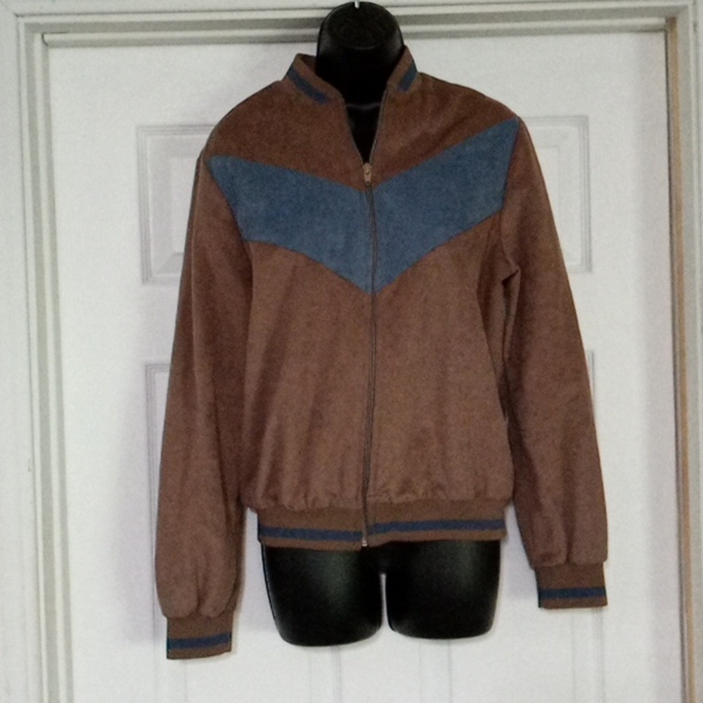 Retro free time brown jacket